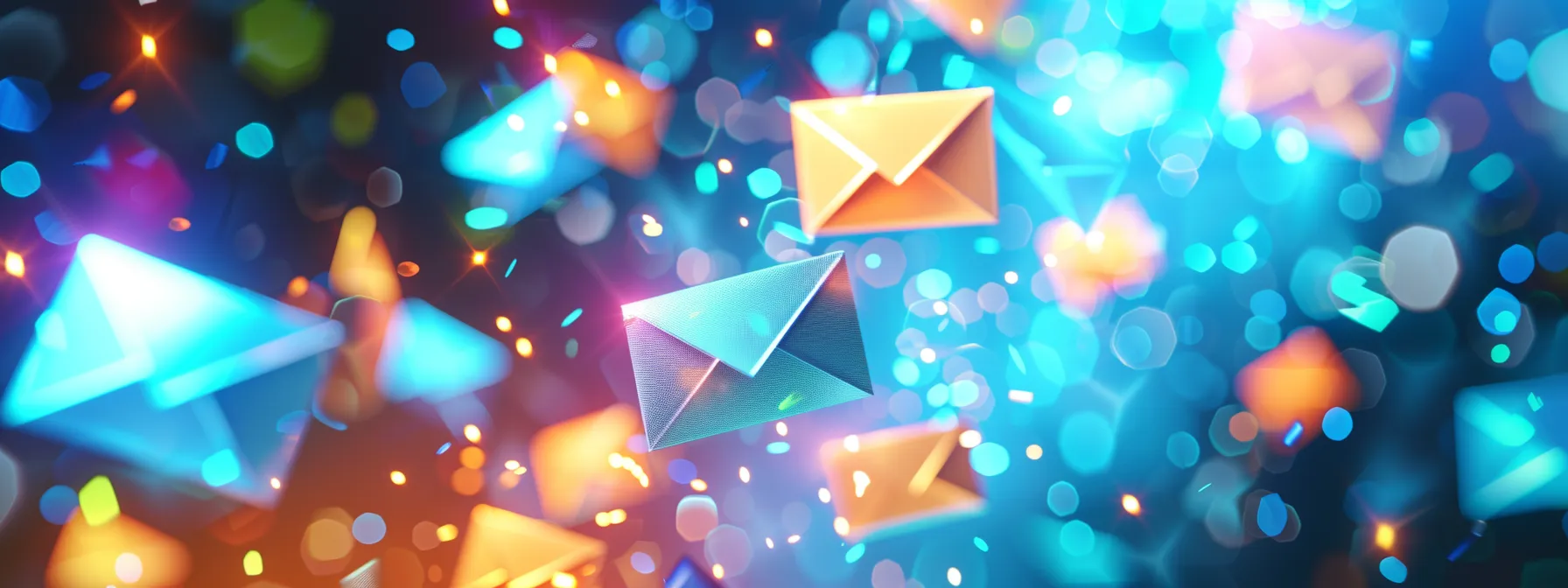 a vibrant email inbox display featuring subject lines with clear wording, strong action words, personalized messages, and emotive language, all designed to captivate and engage recipients in home builder marketing.